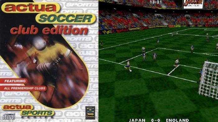 11 - Actua Soccer (1995) - PC, Playstation, Sega Saturn