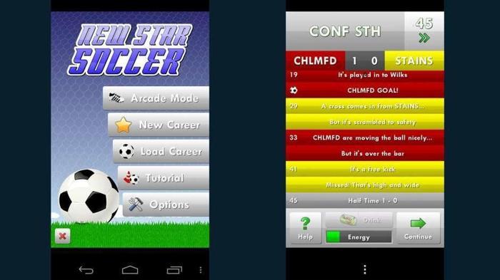8 - New Star Soccer (2012) - iOS, Android