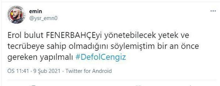 Fenerbahçe taraftarı Başakşehir maçı sonrası çıldırdı: Erol Bulut artık yeter