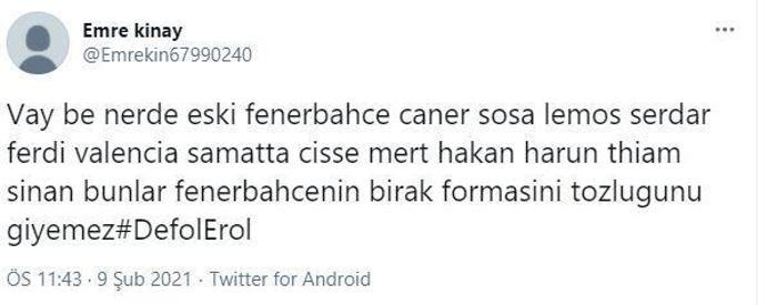 Fenerbahçe taraftarı Başakşehir maçı sonrası çıldırdı: Erol Bulut artık yeter