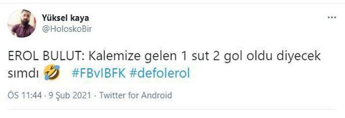 Fenerbahçe taraftarı Başakşehir maçı sonrası çıldırdı: Erol Bulut artık yeter