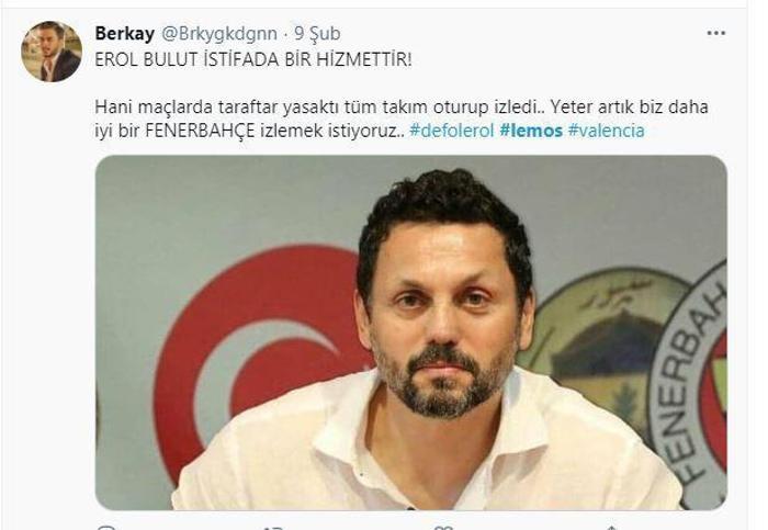 Fenerbahçe taraftarı Başakşehir maçı sonrası çıldırdı: Erol Bulut artık yeter