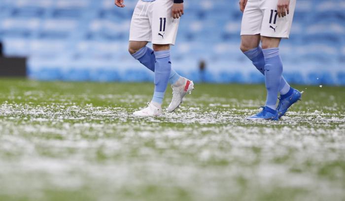 Manchester City-PSG maçı öncesi dolu sürprizi İşte o kareler...