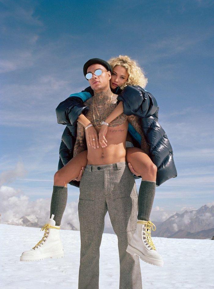 Rose Bertram ve Van der Wiel kamera karşısına geçti