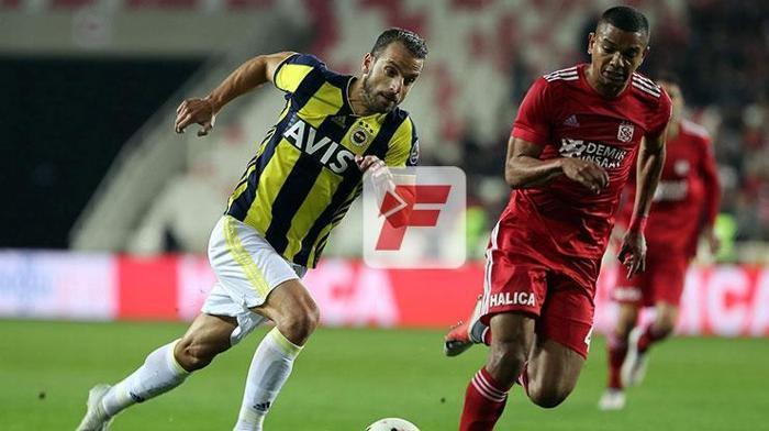 Sivasspor-Fenerbahçe maçından kareler