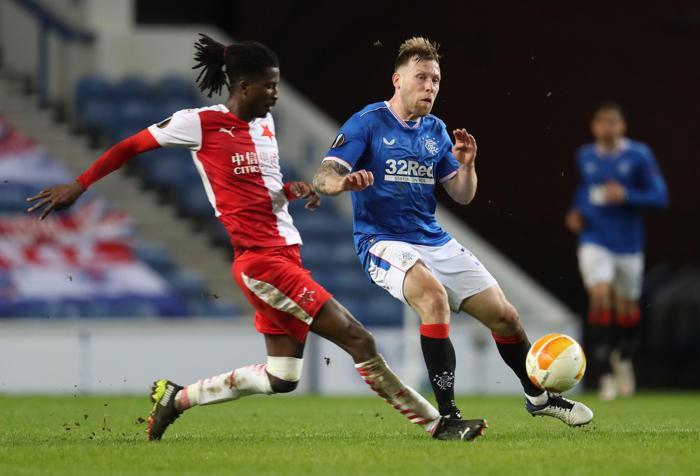 Rangers-Slavia Prag maçında sakatlık... Ondrej Kolar, hastaneye kaldırıldı