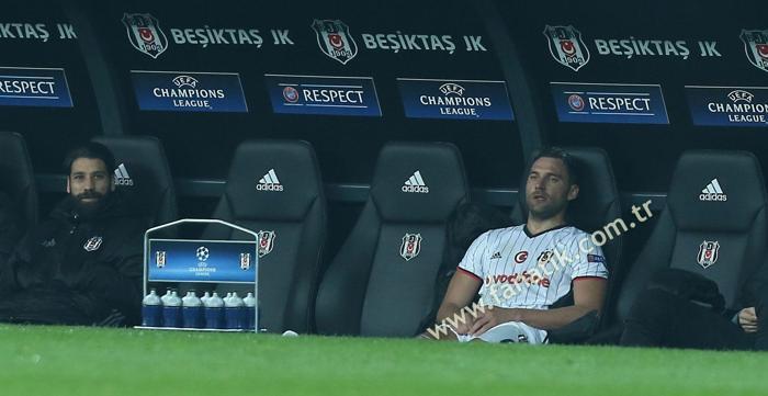 Beşiktaş-Napoli maçından kareler
