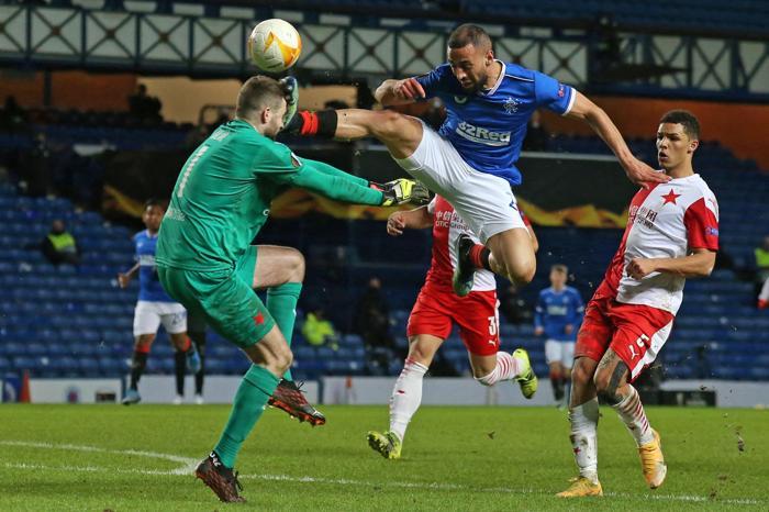 Rangers-Slavia Prag maçında sakatlık... Ondrej Kolar, hastaneye kaldırıldı