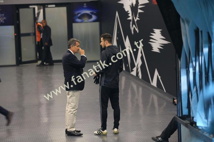Beşiktaş-Napoli maçından kareler