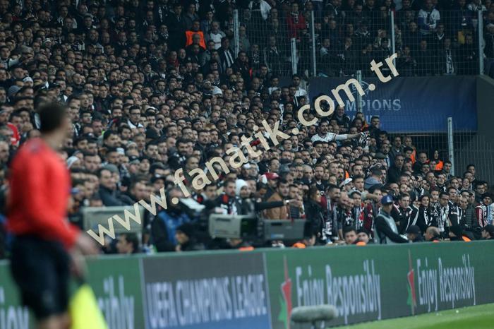 Beşiktaş-Napoli maçından kareler