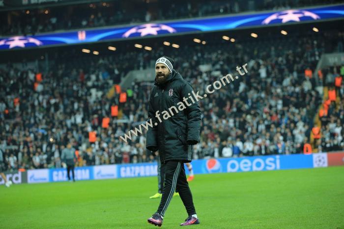 Beşiktaş-Napoli maçından kareler