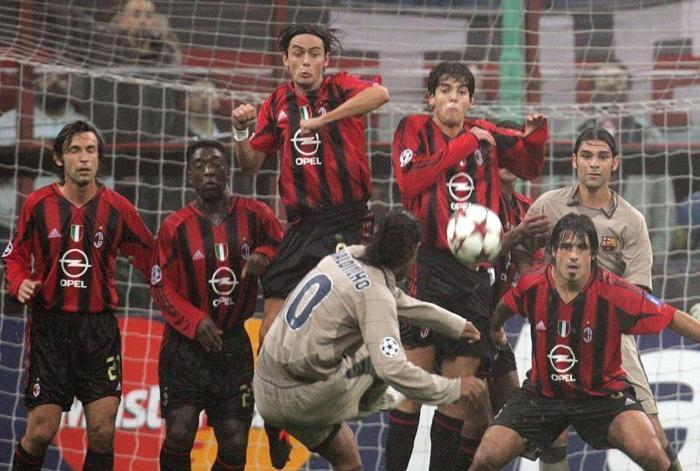 AC Milan (Andrea Pirlo, Clarence Seedorf, Filippo Inzaghi, Kaka, Gennaro Gattuso) — 2004
