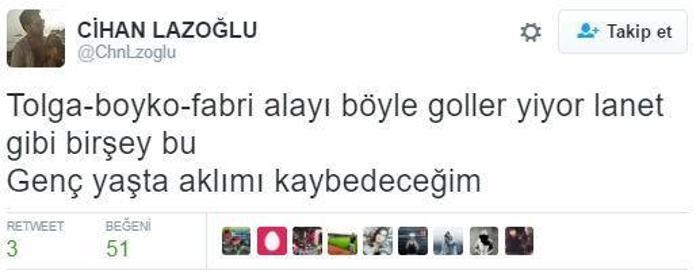 Galatasarayın Fenerbahçeye kaybetmesini yorumsuz bırakmayan 16 Kişi
