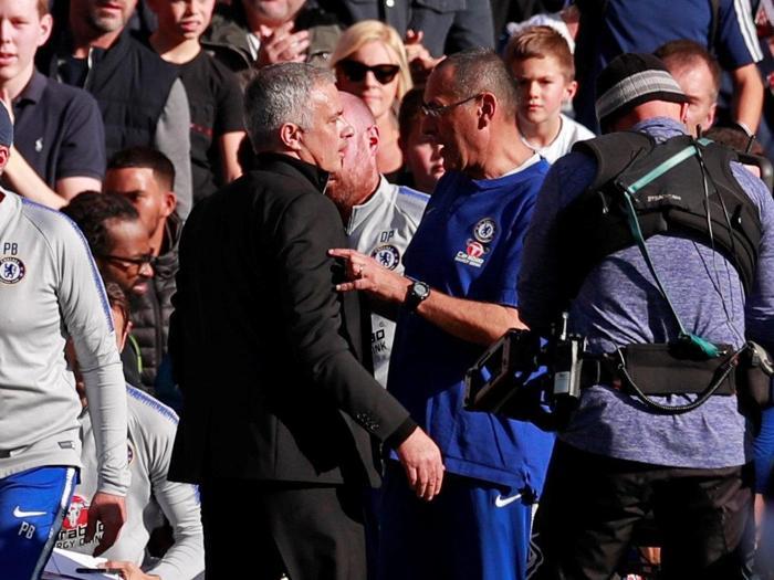 Chelsea Manchester United maçında Jose Mourinhoyu çıldırtan olay