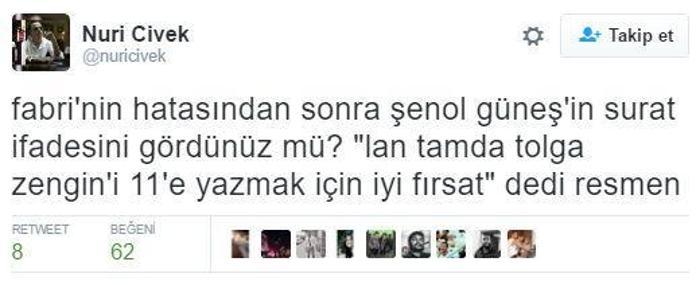 Taraftarlar Fabri ve Cenk Tosuna tepki gösterdi
