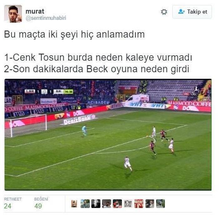 Taraftarlar Fabri ve Cenk Tosuna tepki gösterdi