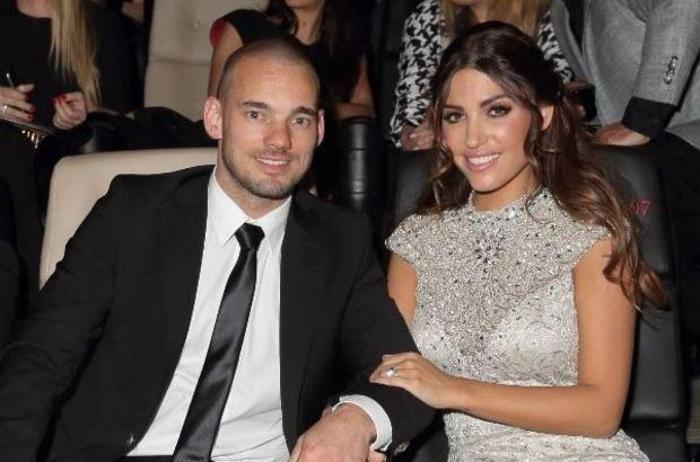 Wesley Sneijder ve Yolanthe Cabau yeni evine taşındı
