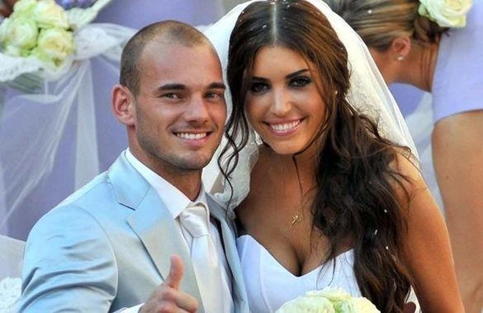 Wesley Sneijder ve Yolanthe Cabau yeni evine taşındı