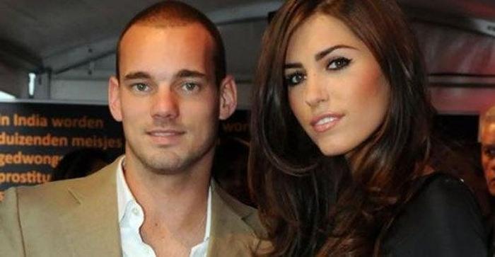 Wesley Sneijder ve Yolanthe Cabau yeni evine taşındı