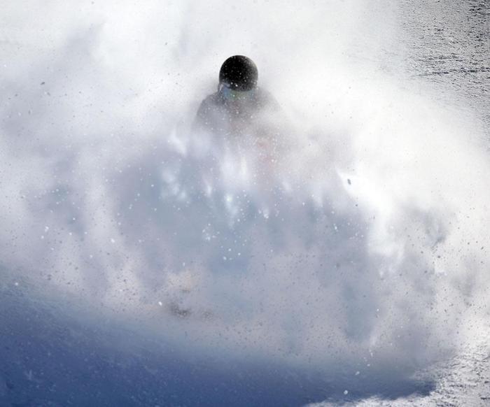 Palandökende snowboard şov