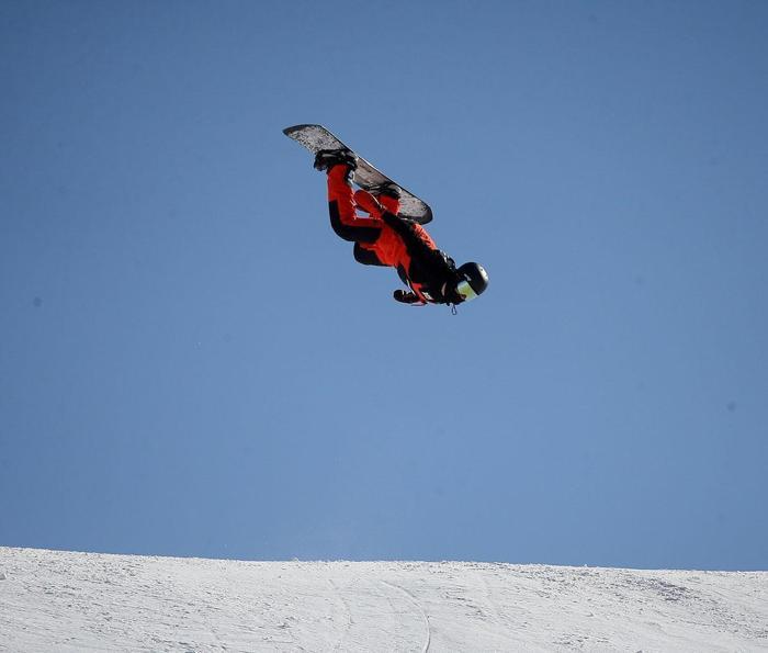 Palandökende snowboard şov