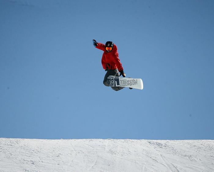 Palandökende snowboard şov