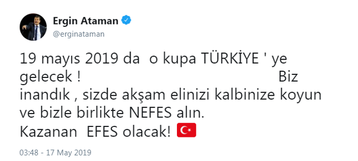 Kazanan EFES olacak