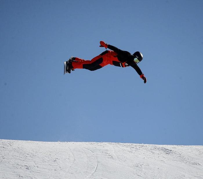 Palandökende snowboard şov
