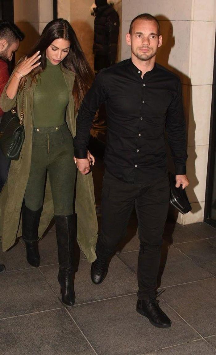 Kıvanç Tatlıtuğ ve eşi, Wesley Sneijder ve Yolanthe Cabau ile yemeğe çıktı