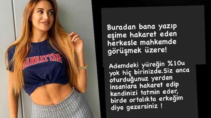 Adem Büyükün eşinden çok sert çıkış: Erkeğim diye gezersiniz...