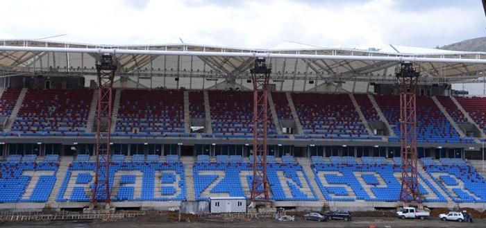 Trabzonsporun Akyazı Stadından son fotoğraflar