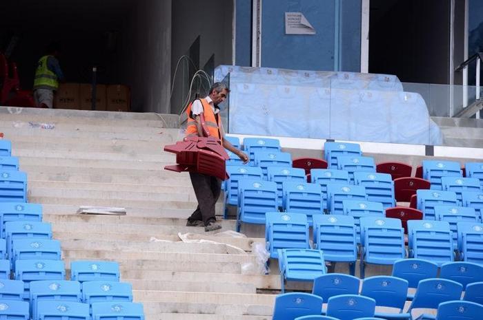 Trabzonsporun Akyazı Stadından son fotoğraflar