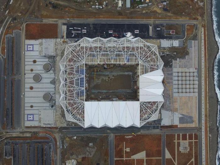 Trabzonsporun Akyazı Stadından son fotoğraflar