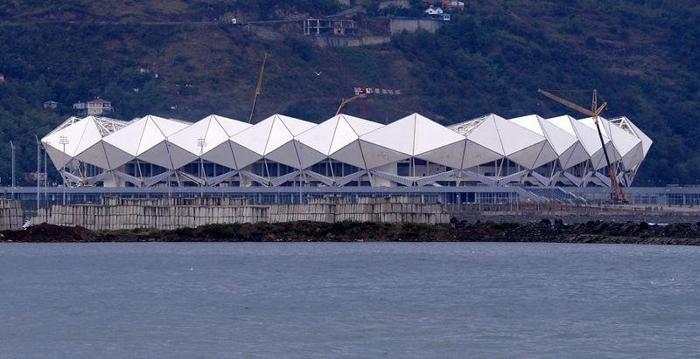 Trabzonsporun Akyazı Stadından son fotoğraflar