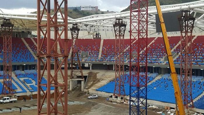 Trabzonsporun Akyazı Stadından son fotoğraflar