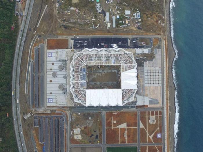 Trabzonsporun Akyazı Stadından son fotoğraflar