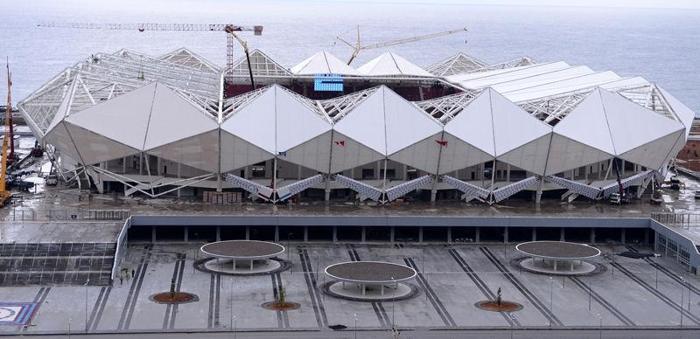 Trabzonsporun Akyazı Stadından son fotoğraflar