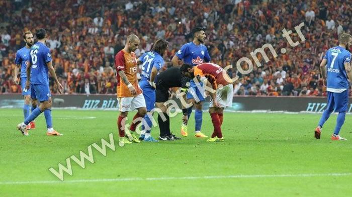 Galatasaray-Çaykur Rizespor maçından kareler