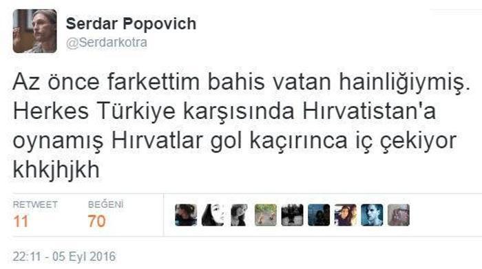 Hırvatistan-Türkiye Maçındaki Etkili Mizahıyla 3 Puanı Cebine Koyan 14 Kişi
