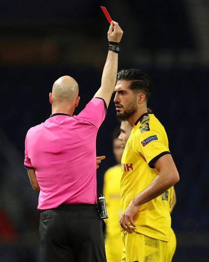 Emre Can çılgına döndü PSG - Dortmund maçında kavga