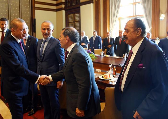 Cumhurbaşkanı Recep Tayyip Erdoğan, Kulüpler Birliğini kabul etti