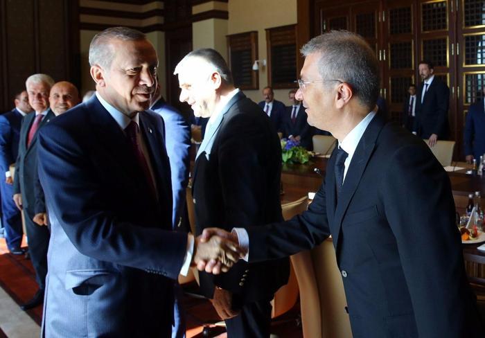 Cumhurbaşkanı Recep Tayyip Erdoğan, Kulüpler Birliğini kabul etti