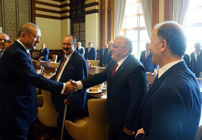 Cumhurbaşkanı Recep Tayyip Erdoğan, Kulüpler Birliğini kabul etti