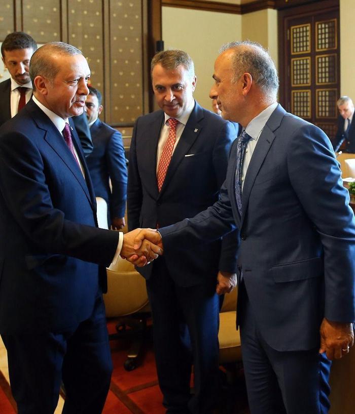 Cumhurbaşkanı Recep Tayyip Erdoğan, Kulüpler Birliğini kabul etti