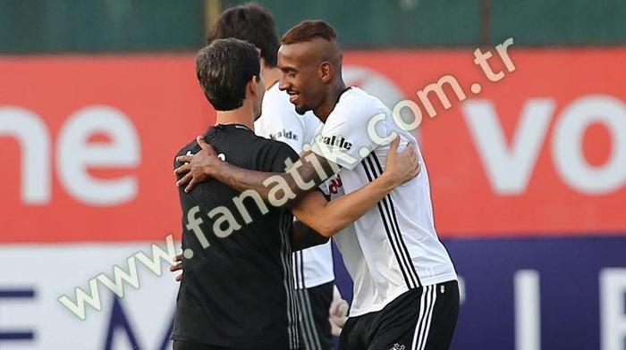 Beşiktaşın yeni transferi Talisca ilk idmanına çıktı