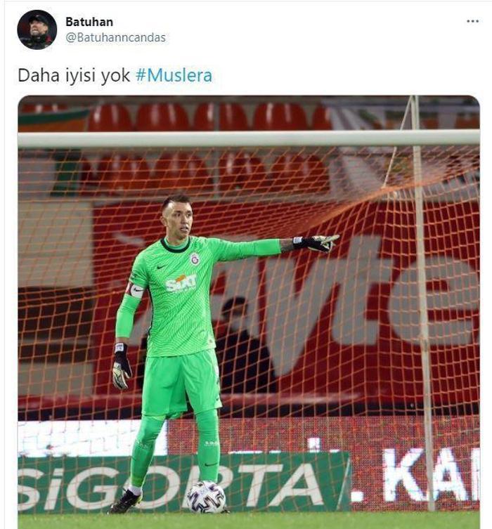 Alanyaspor-Galatasaray maçına Fernando Muslera damgası