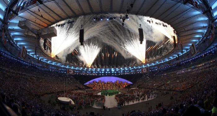 Rio Olimpiyatlarına görkemli açılış