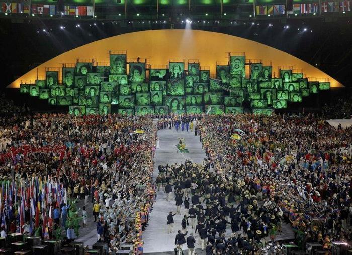 Rio Olimpiyatlarına görkemli açılış