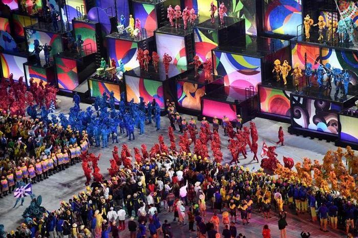 Rio Olimpiyatlarına görkemli açılış