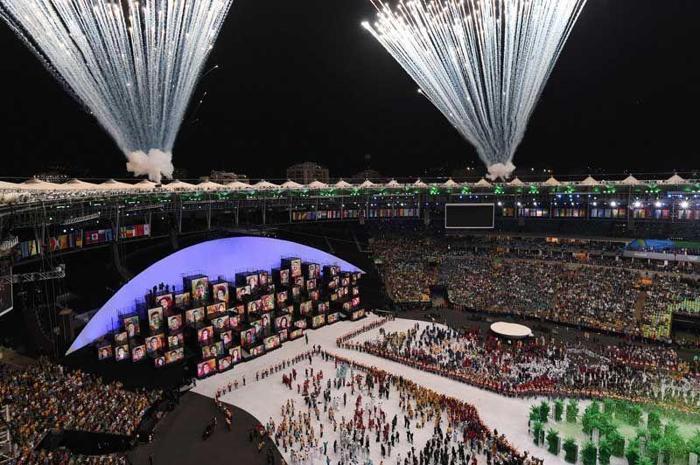 Rio Olimpiyatlarına görkemli açılış